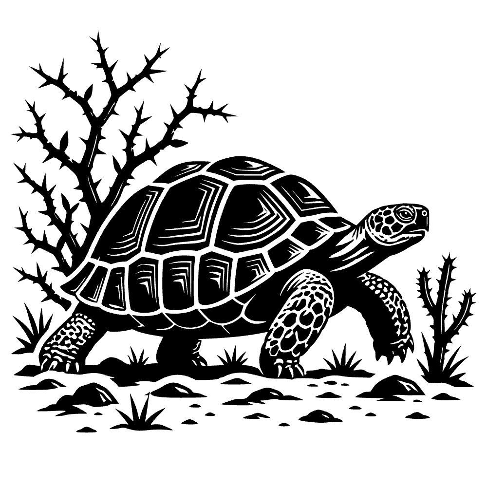Chaco Tortoise Walking SVG cut file