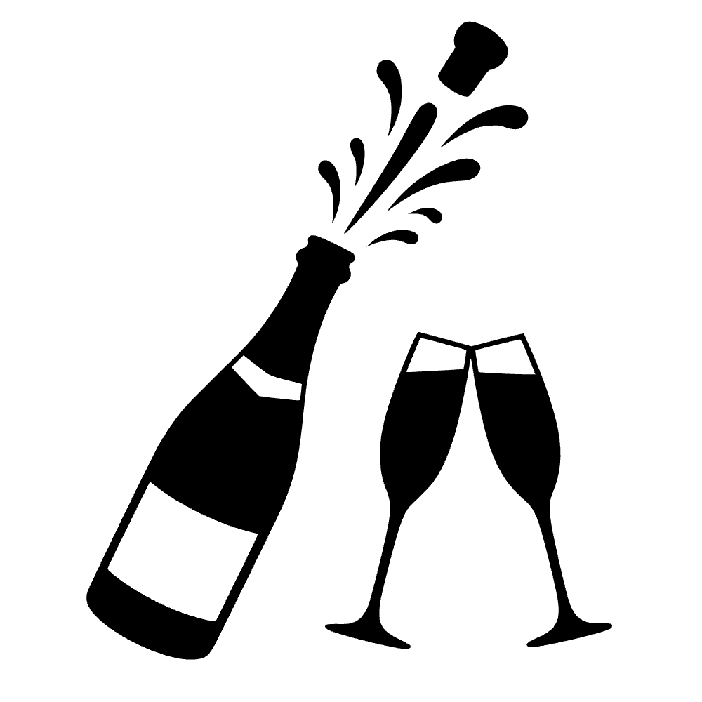 Botella de champán — archivo SVG