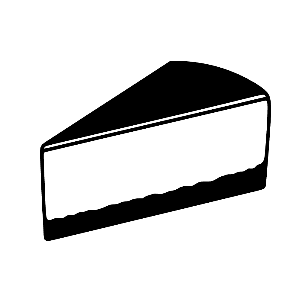Porción de tarta de queso — archivo SVG