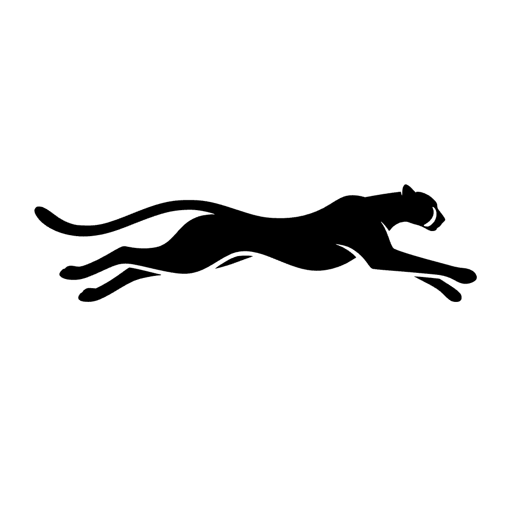Guepardo corriendo — archivo SVG