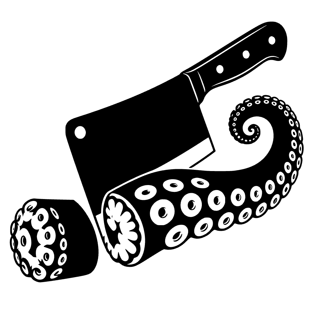 Cuchillo pesado de chef — archivo SVG