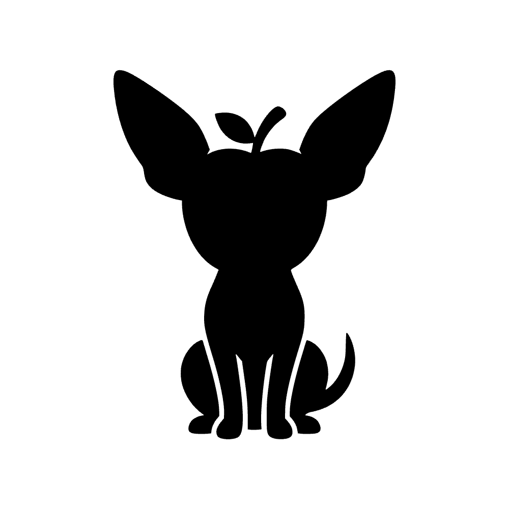 Ícono de perro chihuahua — archivo SVG