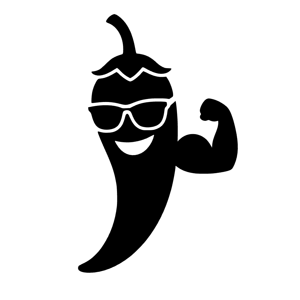 Chili Pepper Character SVG cut file preview