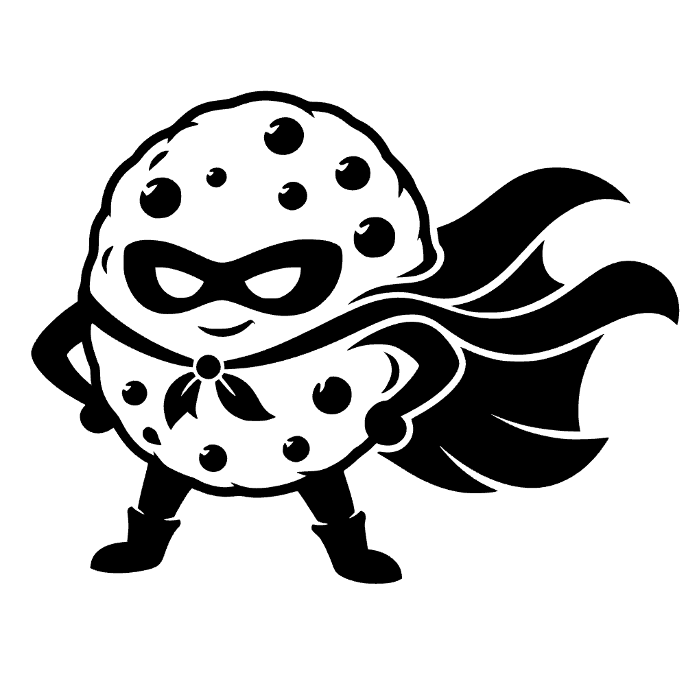 Chocolate Chip Cookie Icon SVG SVG cut file preview