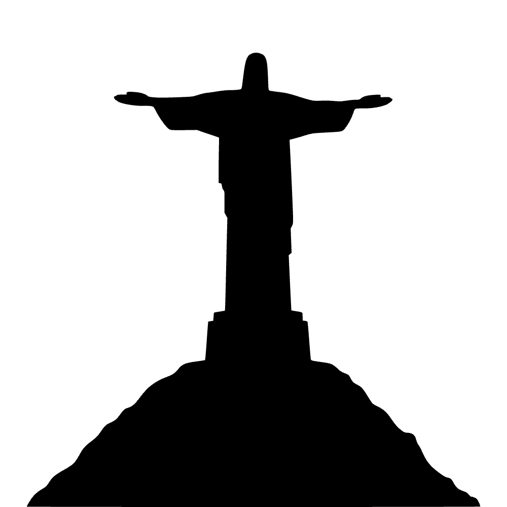 Estatua de Cristo Redentor — archivo SVG