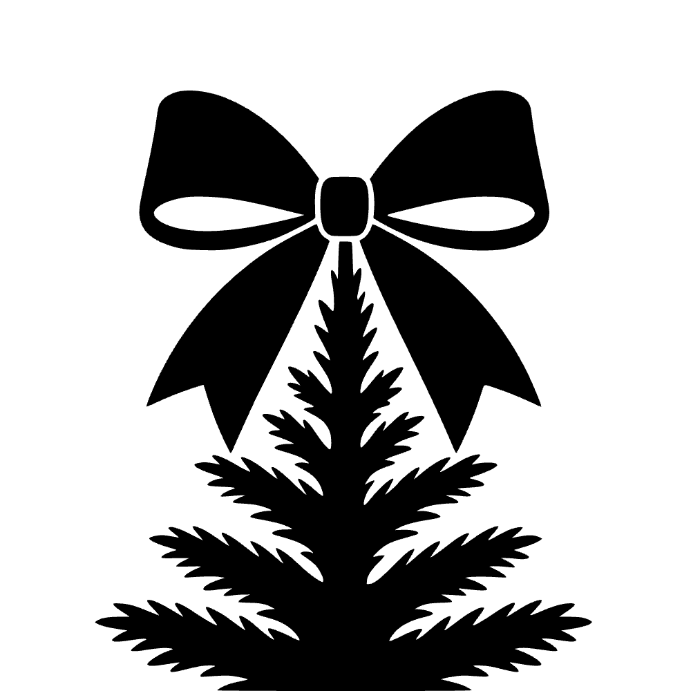 Lazo de árbol de Navidad — archivo SVG