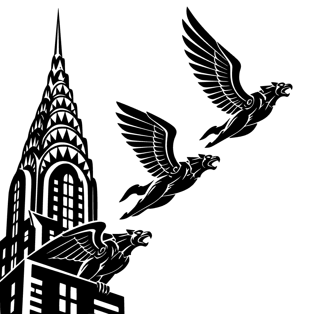 Chrysler Building Gargoyles SVG cut file