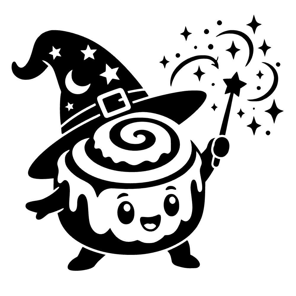 Mago de rollo de canela — archivo SVG
