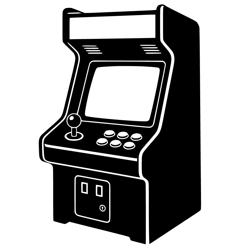 Máquina de arcade clásica — archivo SVG