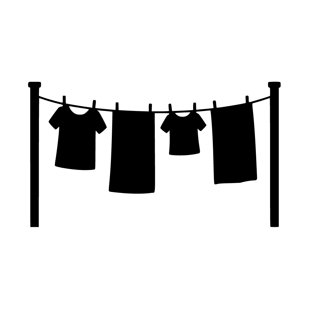 Ícono de cuerda de ropa — archivo SVG