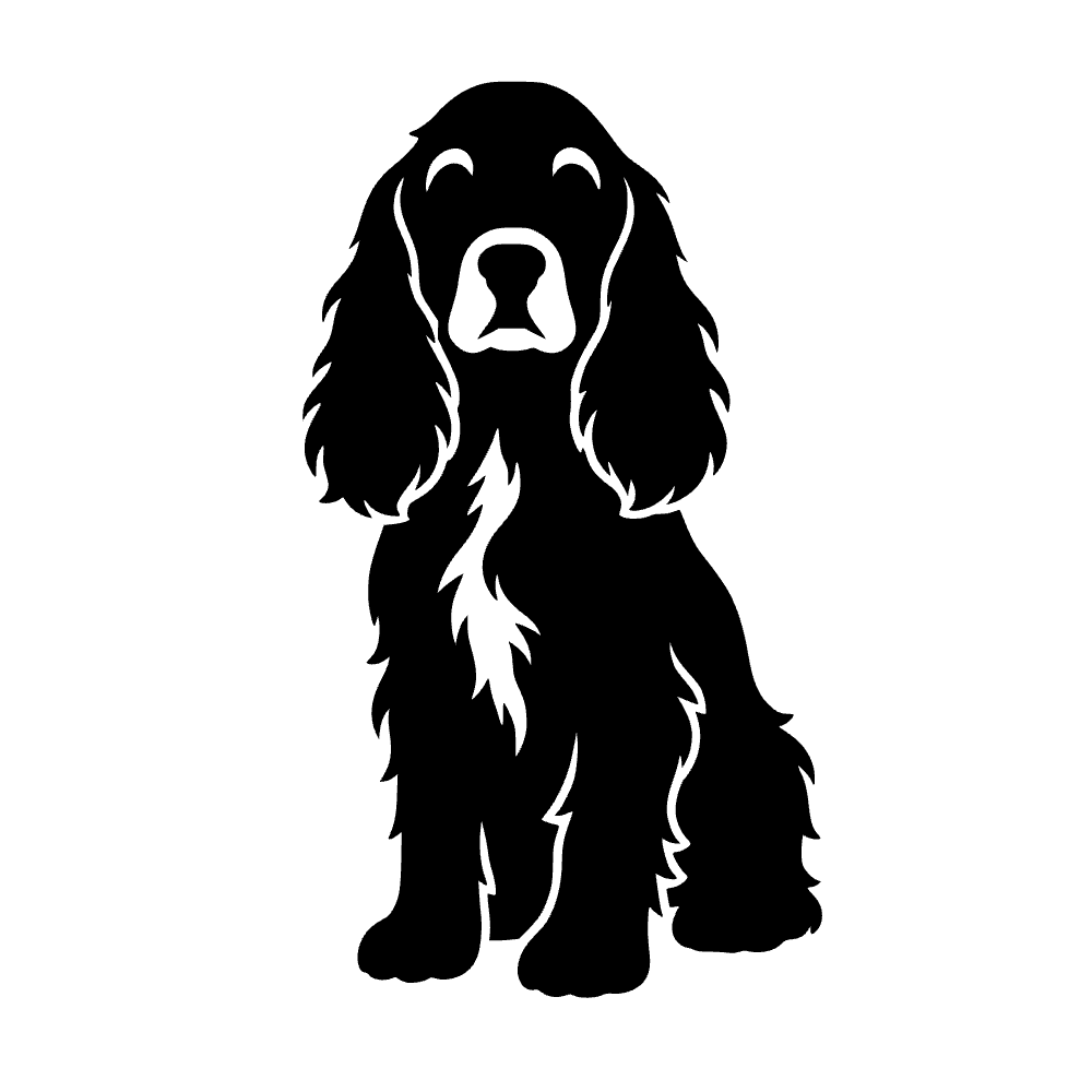 Perro cocker spaniel — archivo SVG