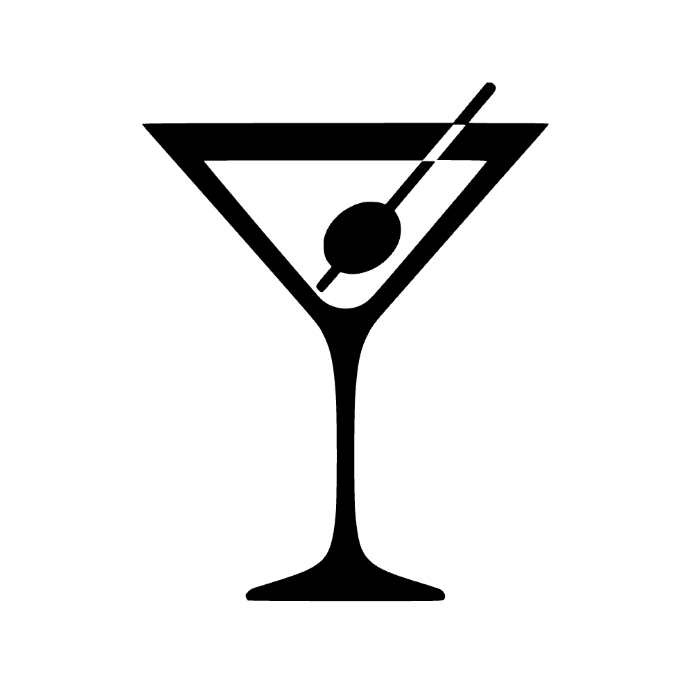 Copa de martini — archivo SVG