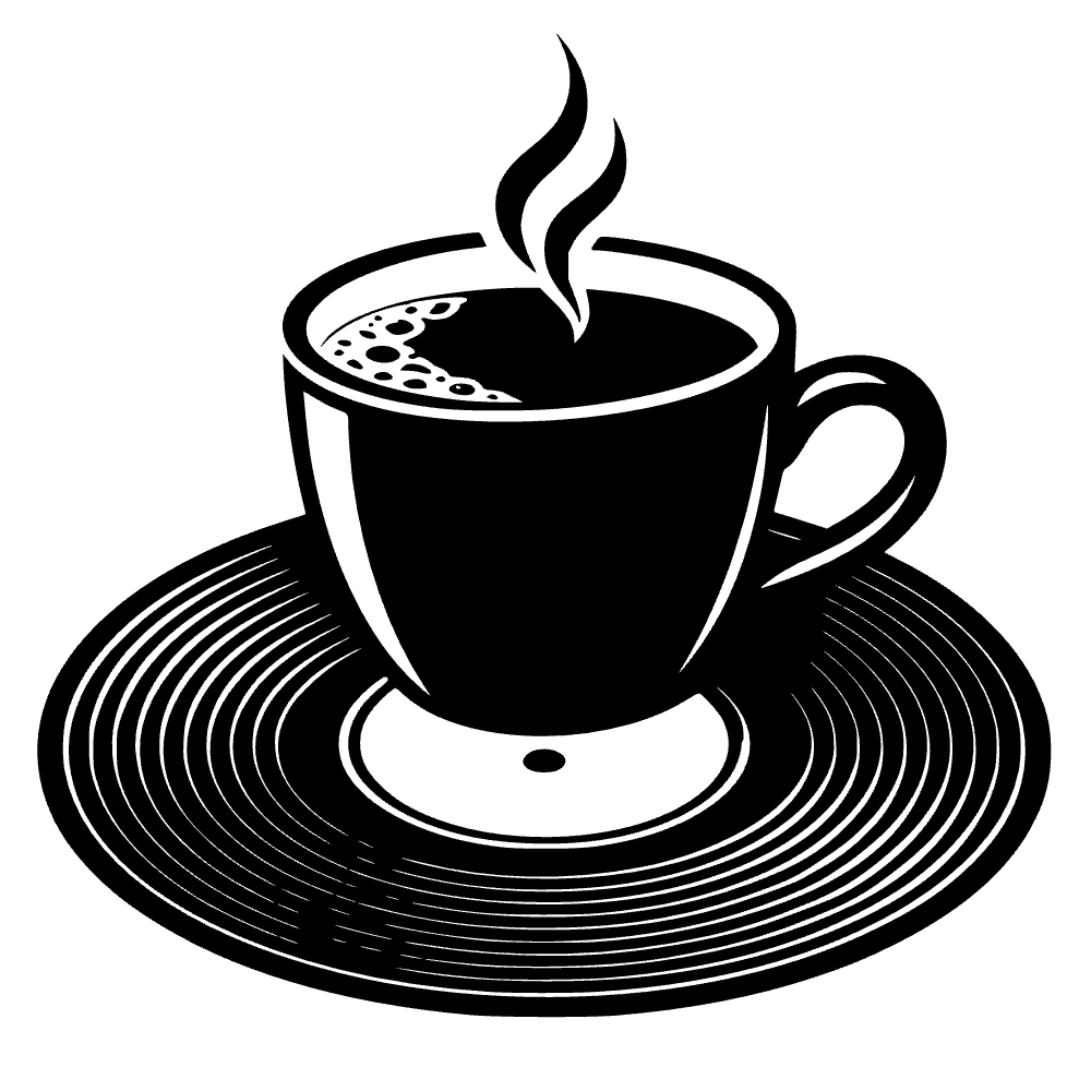 Taza de café sobre plato — archivo SVG