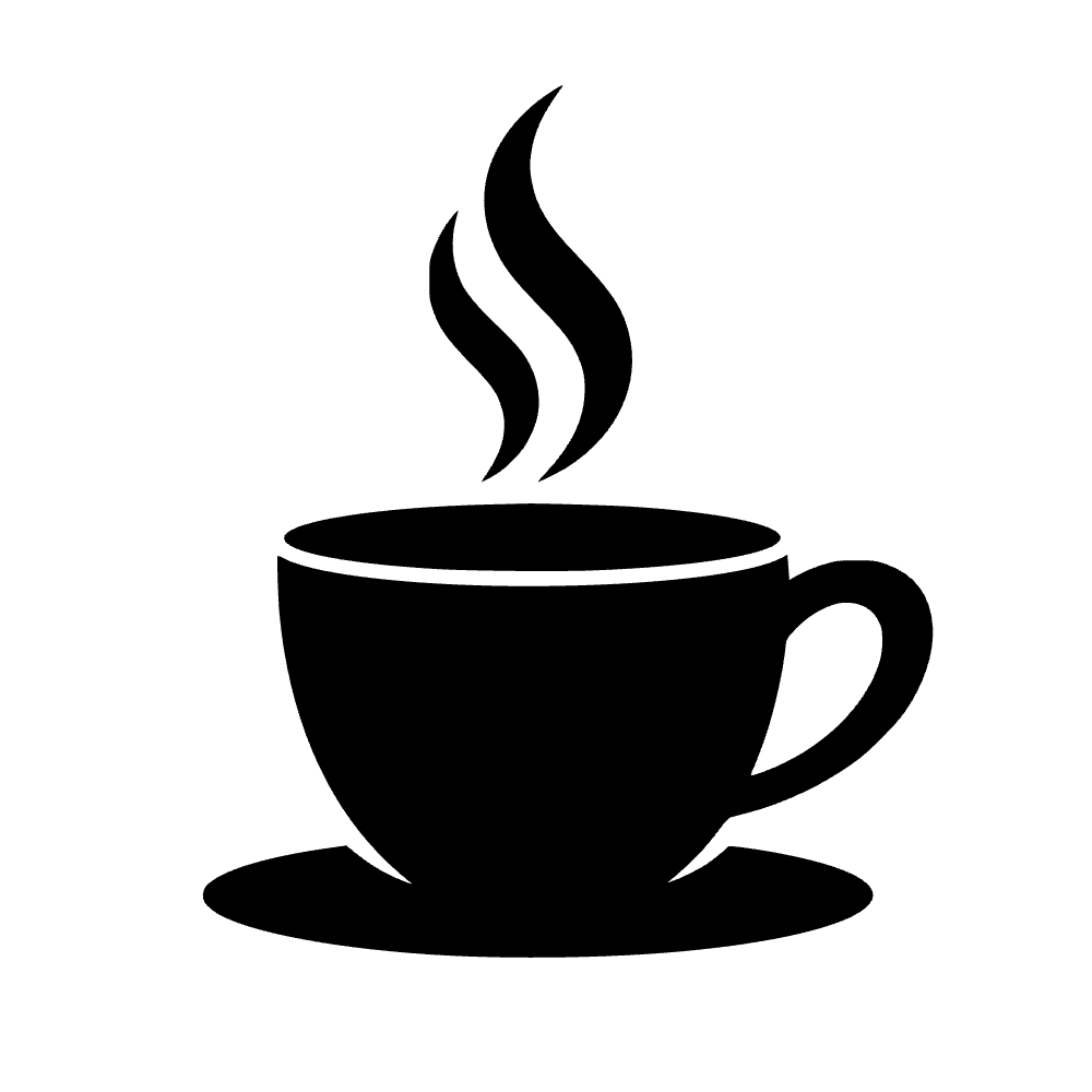 Taza de café con vapor — archivo SVG