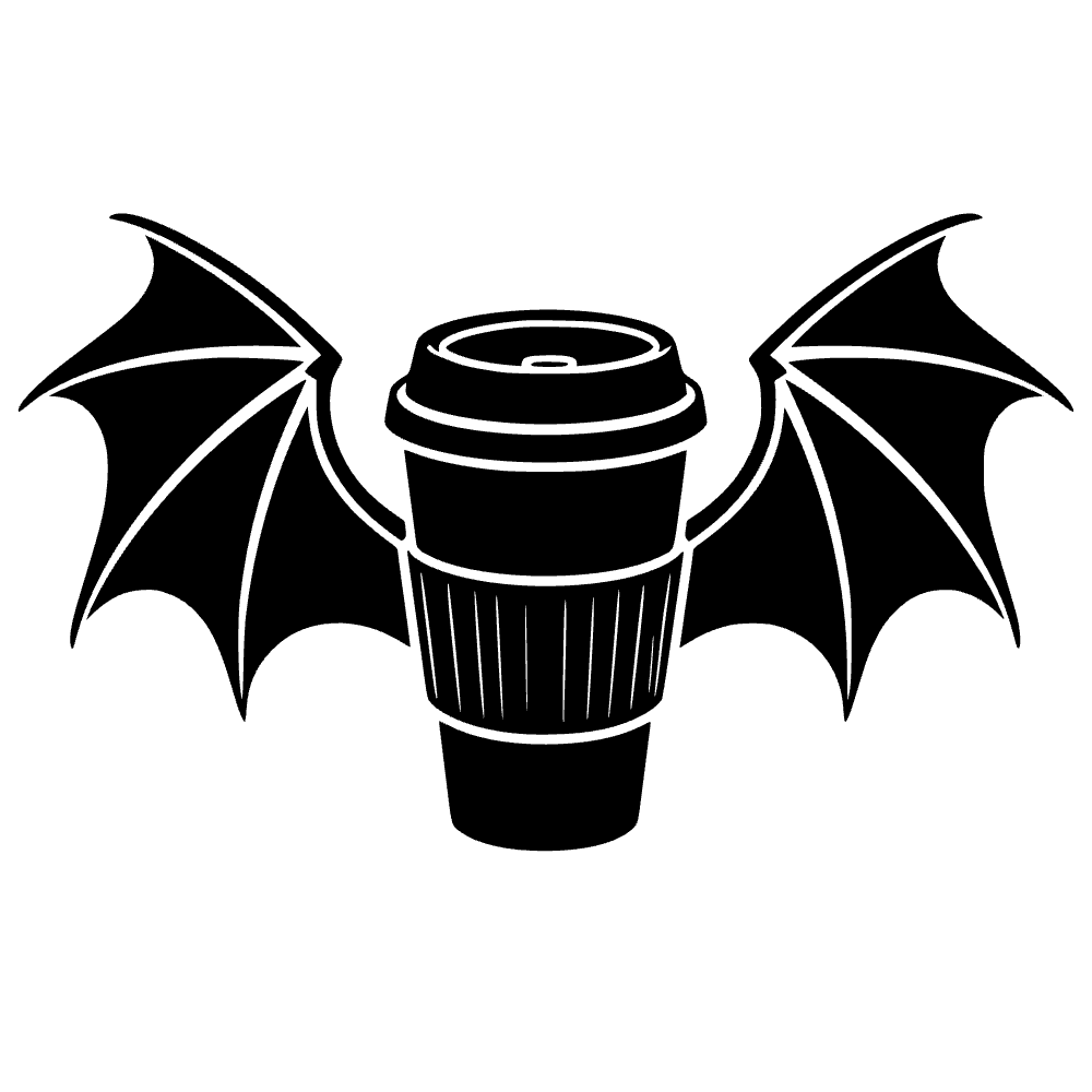 Coffee Cup With Wings SVG cut file preview