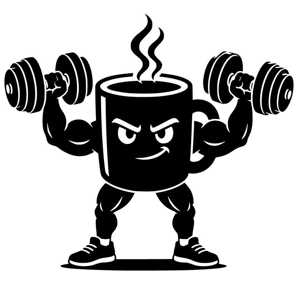 Coffee Mug Lifting Icon SVG SVG cut file preview