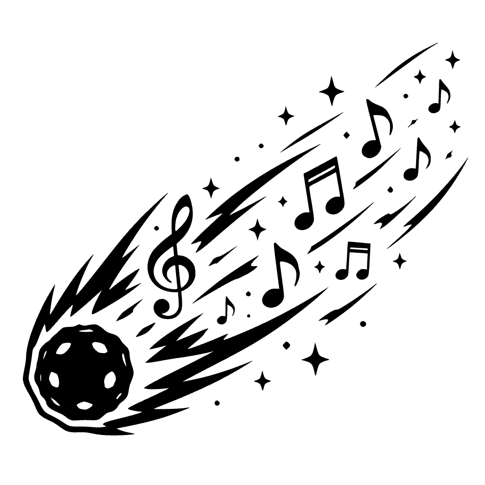 Comet Flying Through Space SVG SVG cut file preview
