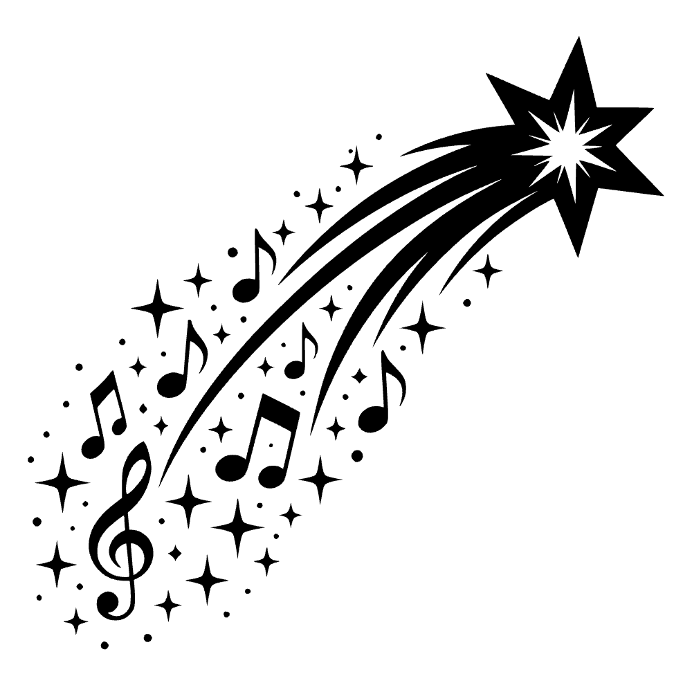Cometa dejando estela — archivo SVG