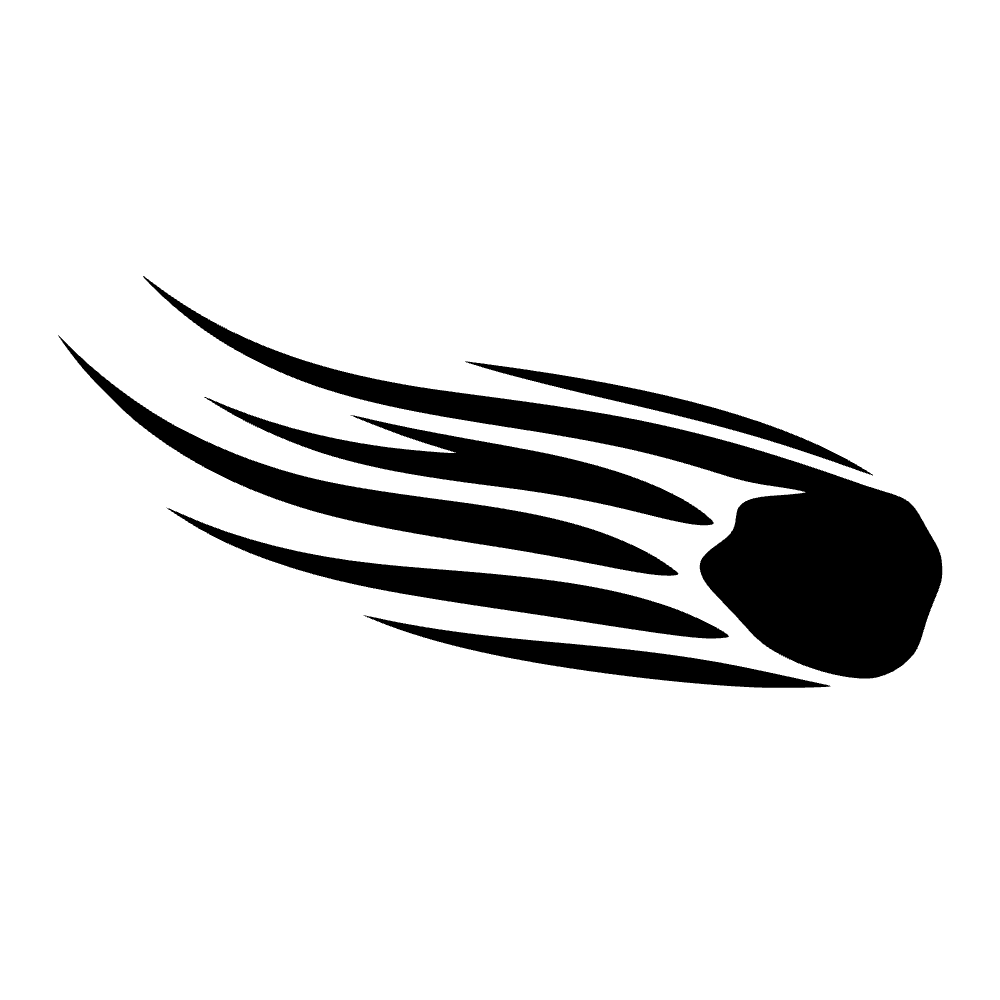 Estela de cometa — archivo SVG