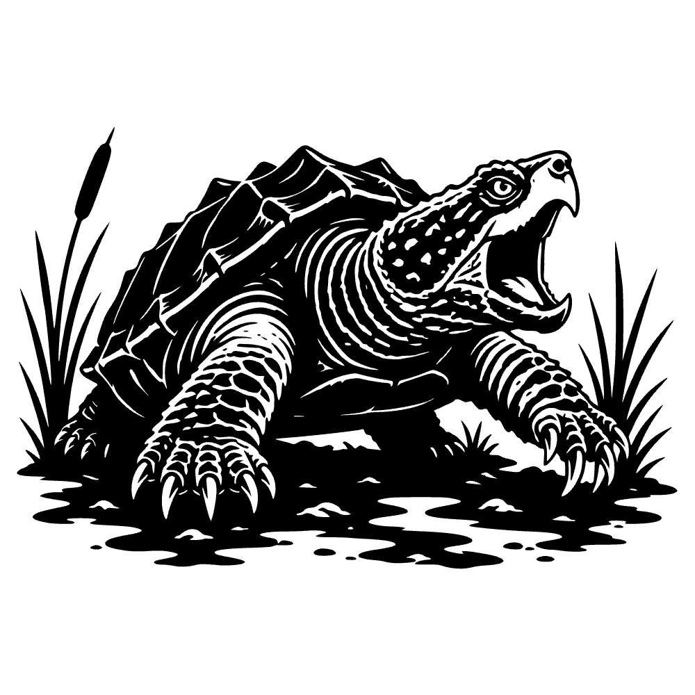 Tortuga de snapping común — vista previa del archivo SVG