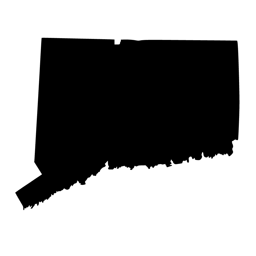 Mapa de Connecticut — archivo SVG