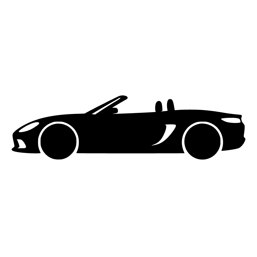 Coche convertible — archivo SVG