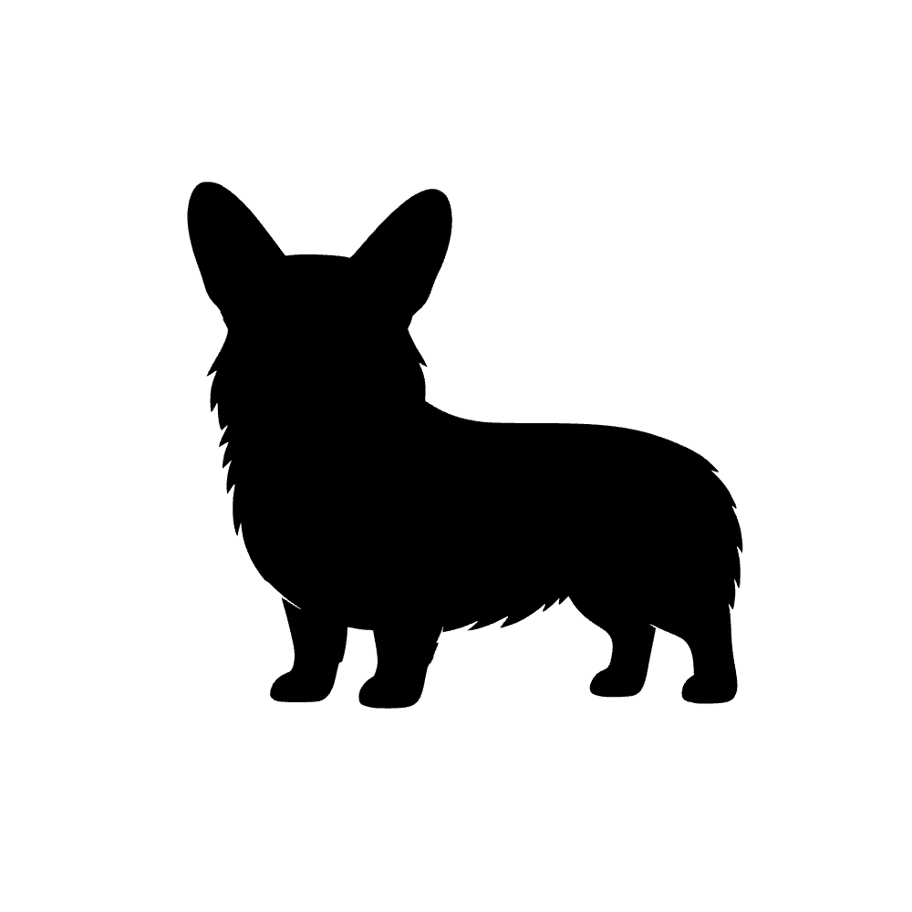 Perro corgi — archivo SVG
