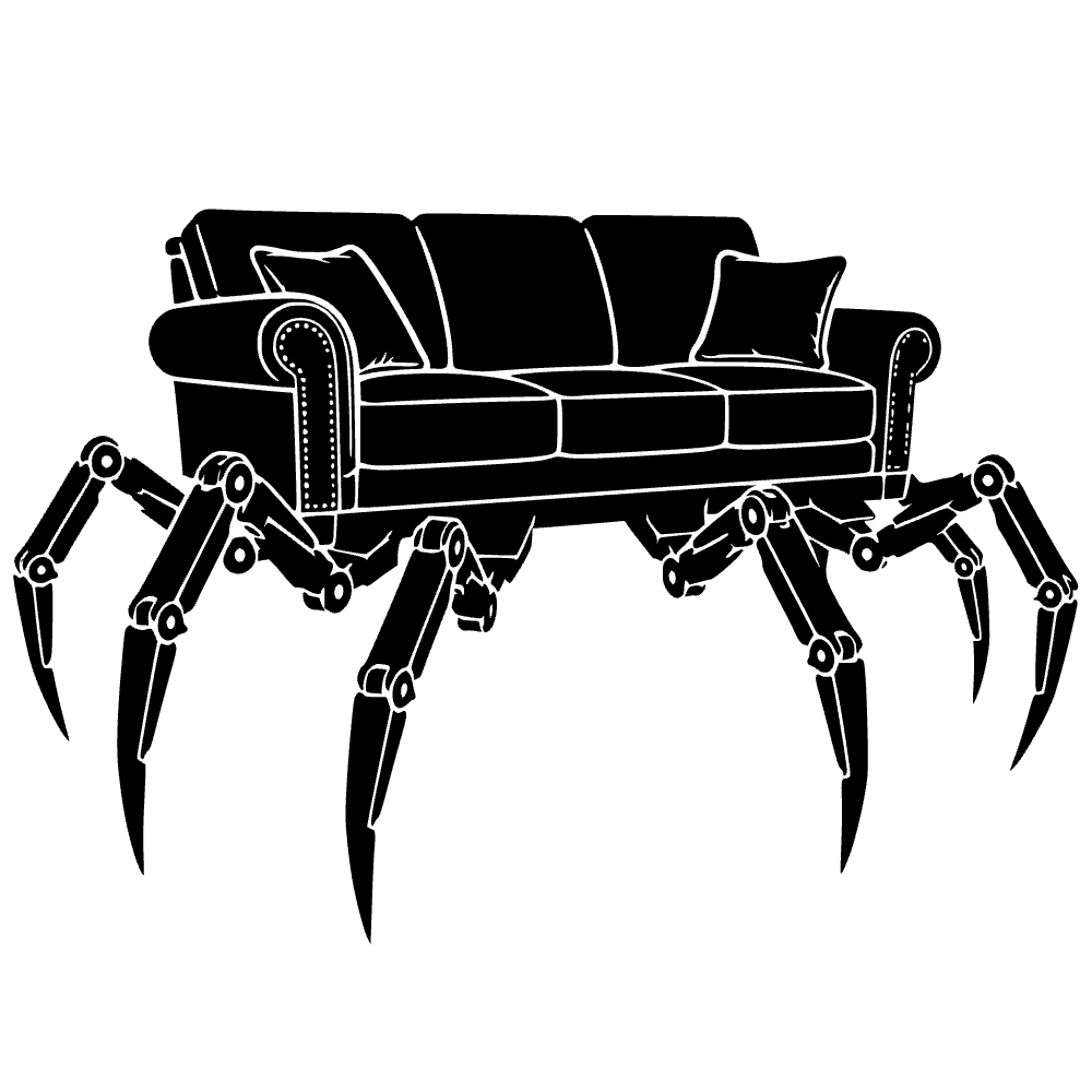 Couch Robotic Spider Legs Icon SVG SVG cut file preview