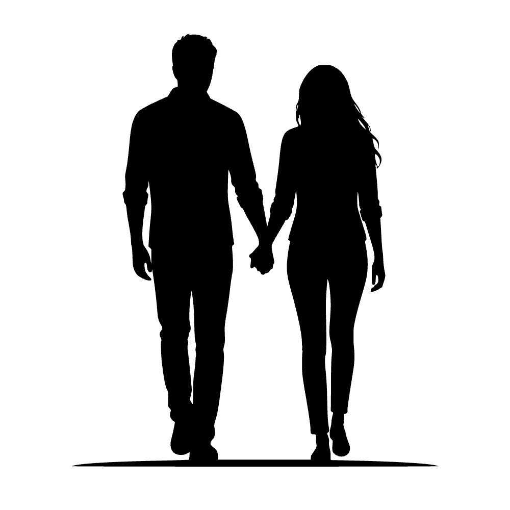 Pareja de la mano — archivo SVG