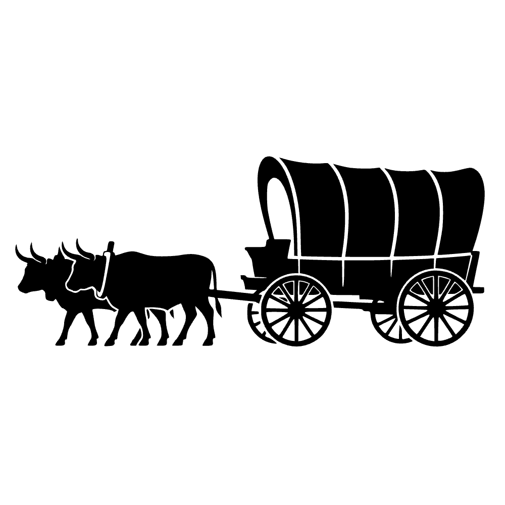 Bueyes de caravana — archivo SVG