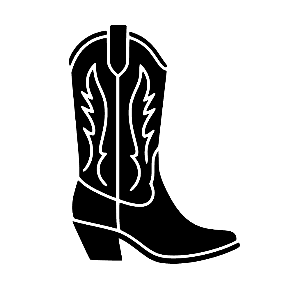 Bota de vaquero — archivo SVG