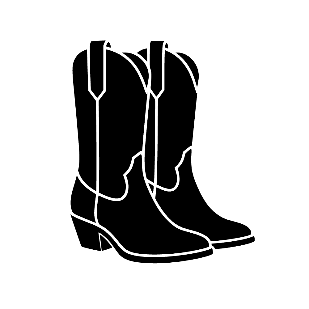 Botas de vaquera — archivo SVG