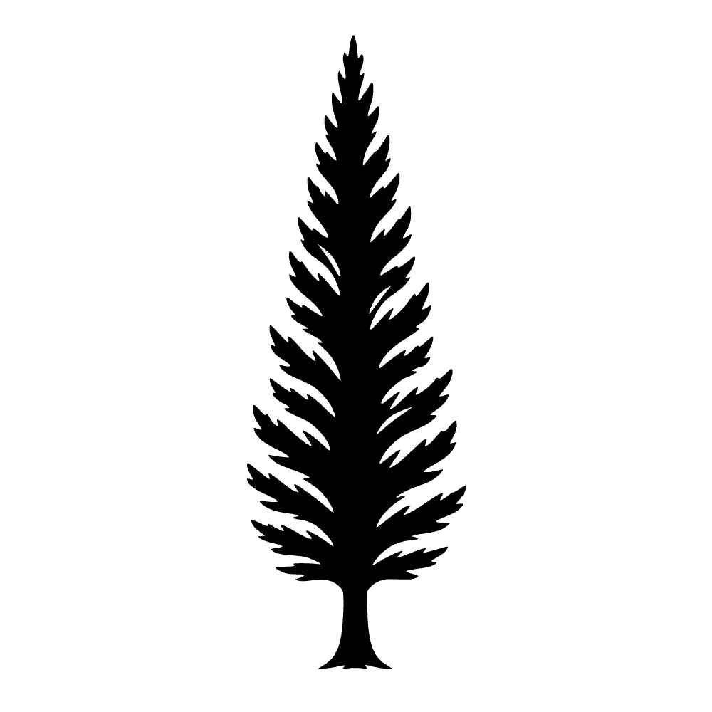 Árbol de ciprés — archivo SVG