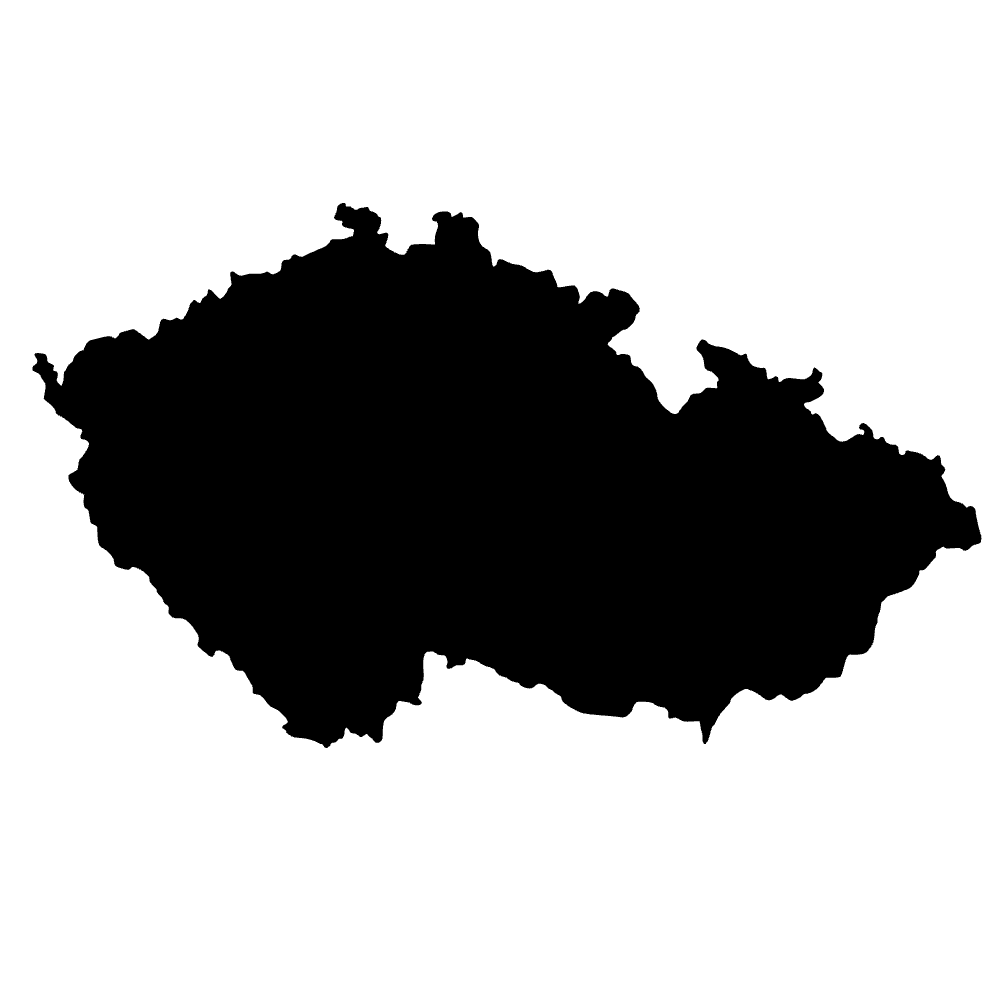Mapa de la República Checa — archivo SVG