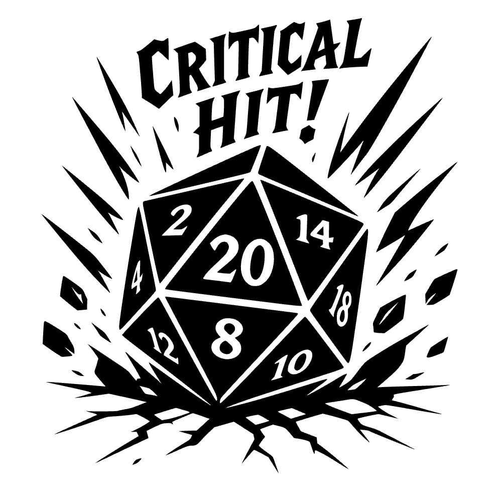 Dado de veinte caras D20 — archivo SVG