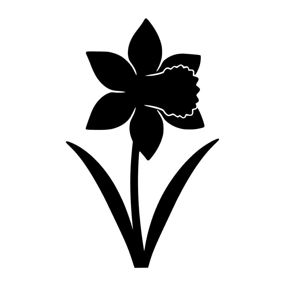 Flor de narcisos — archivo SVG