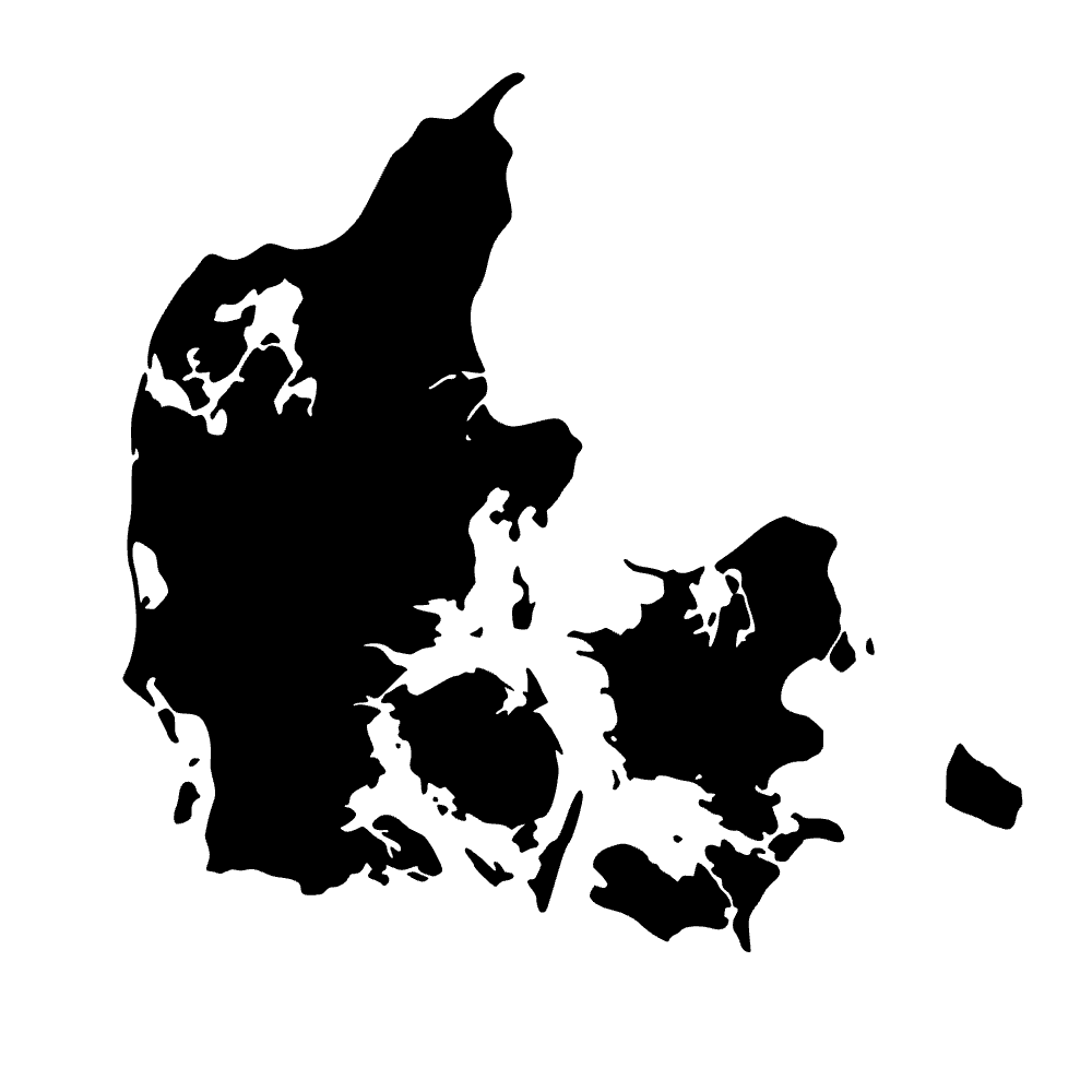 Mapa de Dinamarca — archivo SVG