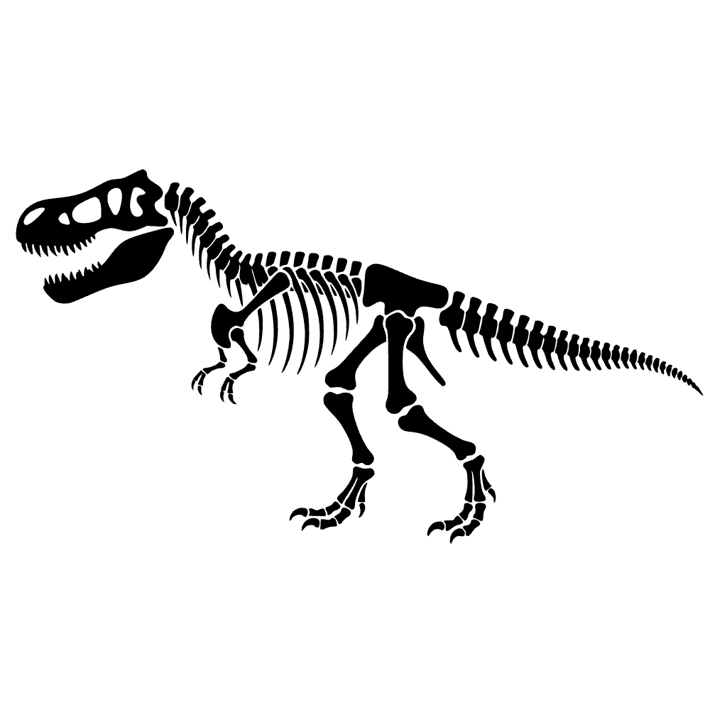 Esqueleto de dinosaurio — archivo SVG
