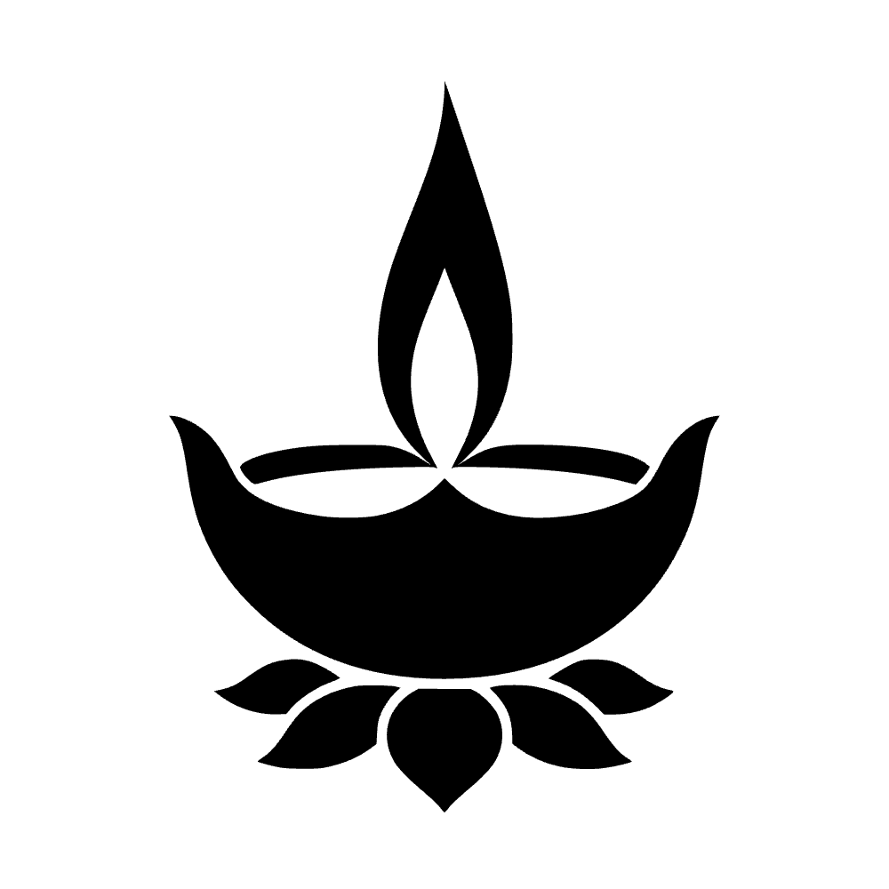 Lámpara de aceite diya — archivo SVG