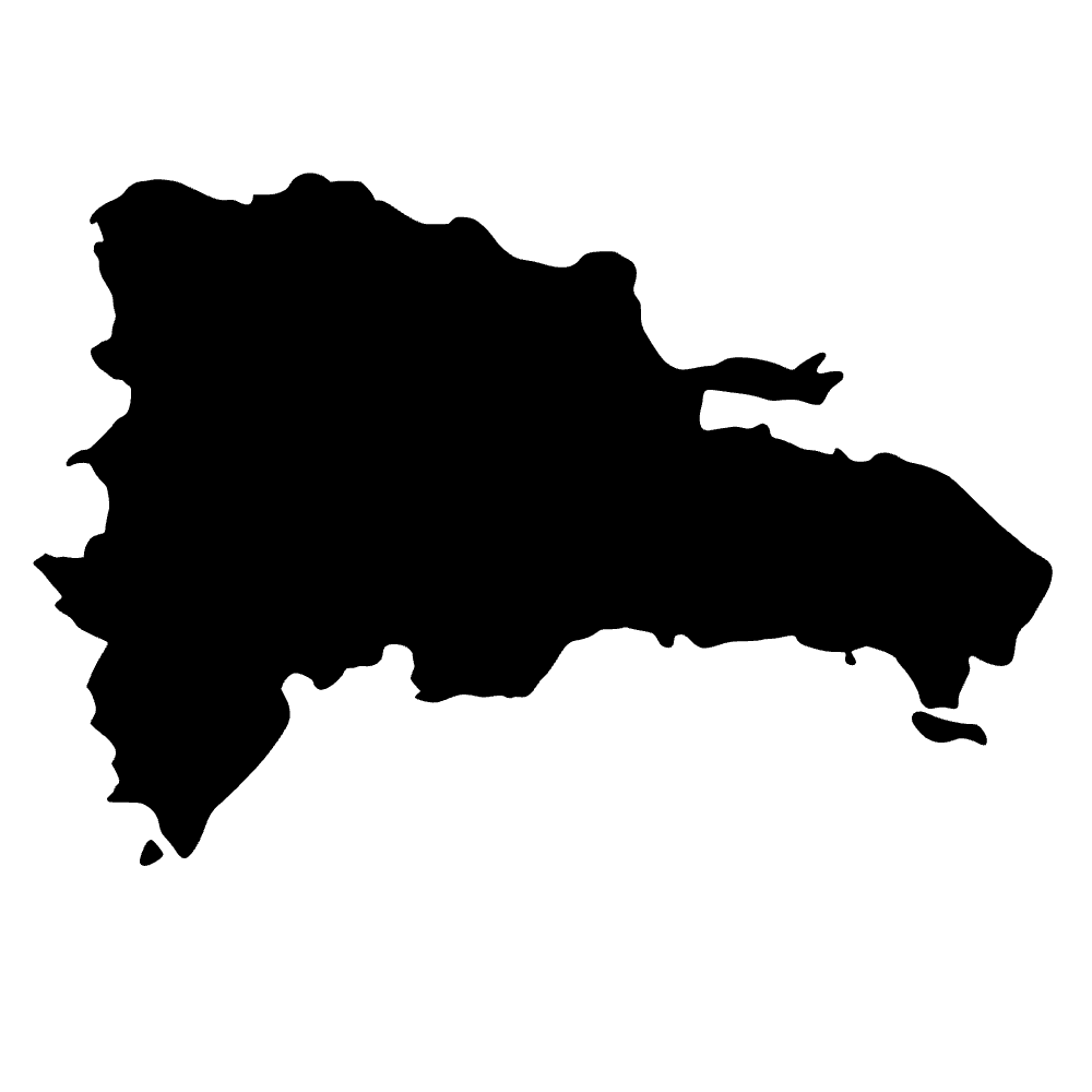 Mapa de República Dominicana — archivo SVG