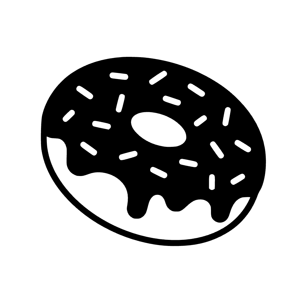 Donas con chispas — archivo SVG