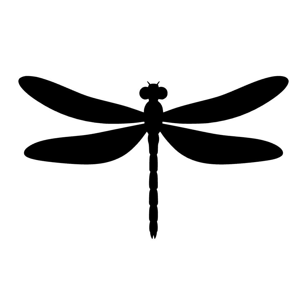 Libélula en vuelo — archivo SVG