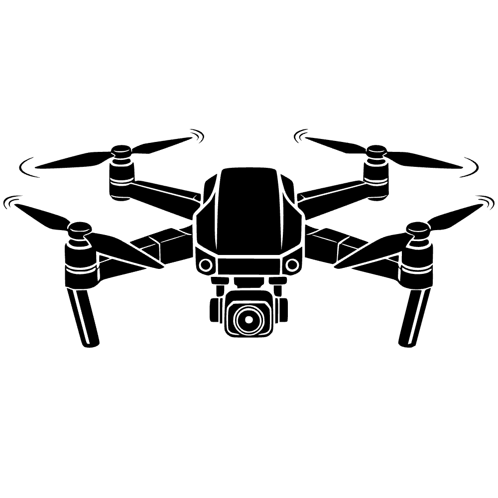 Dron cuatróptero — archivo SVG