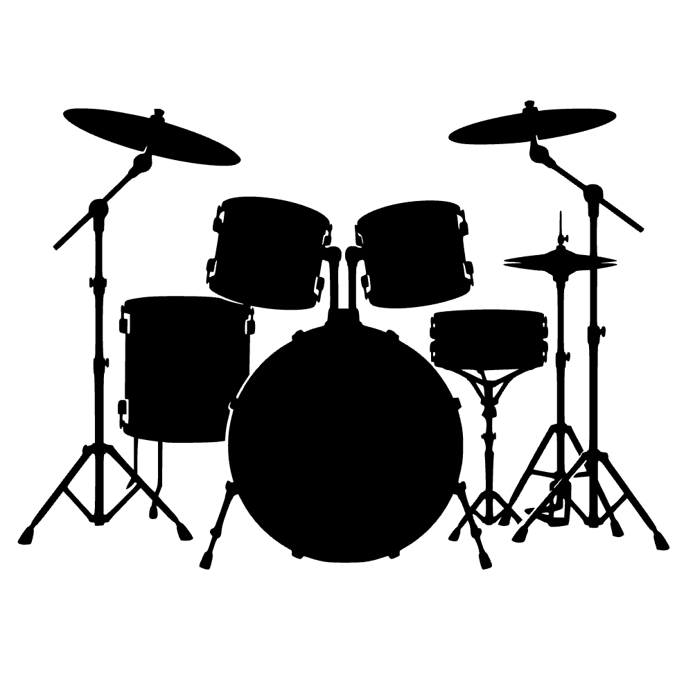 Drum Kit Setup SVG cut file preview
