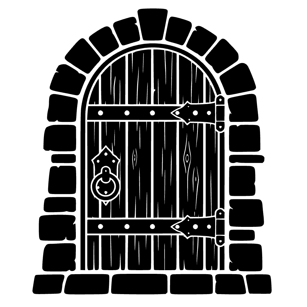 Puerta de calabozo — archivo SVG