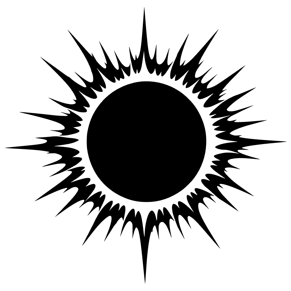Eclipse solar — archivo SVG