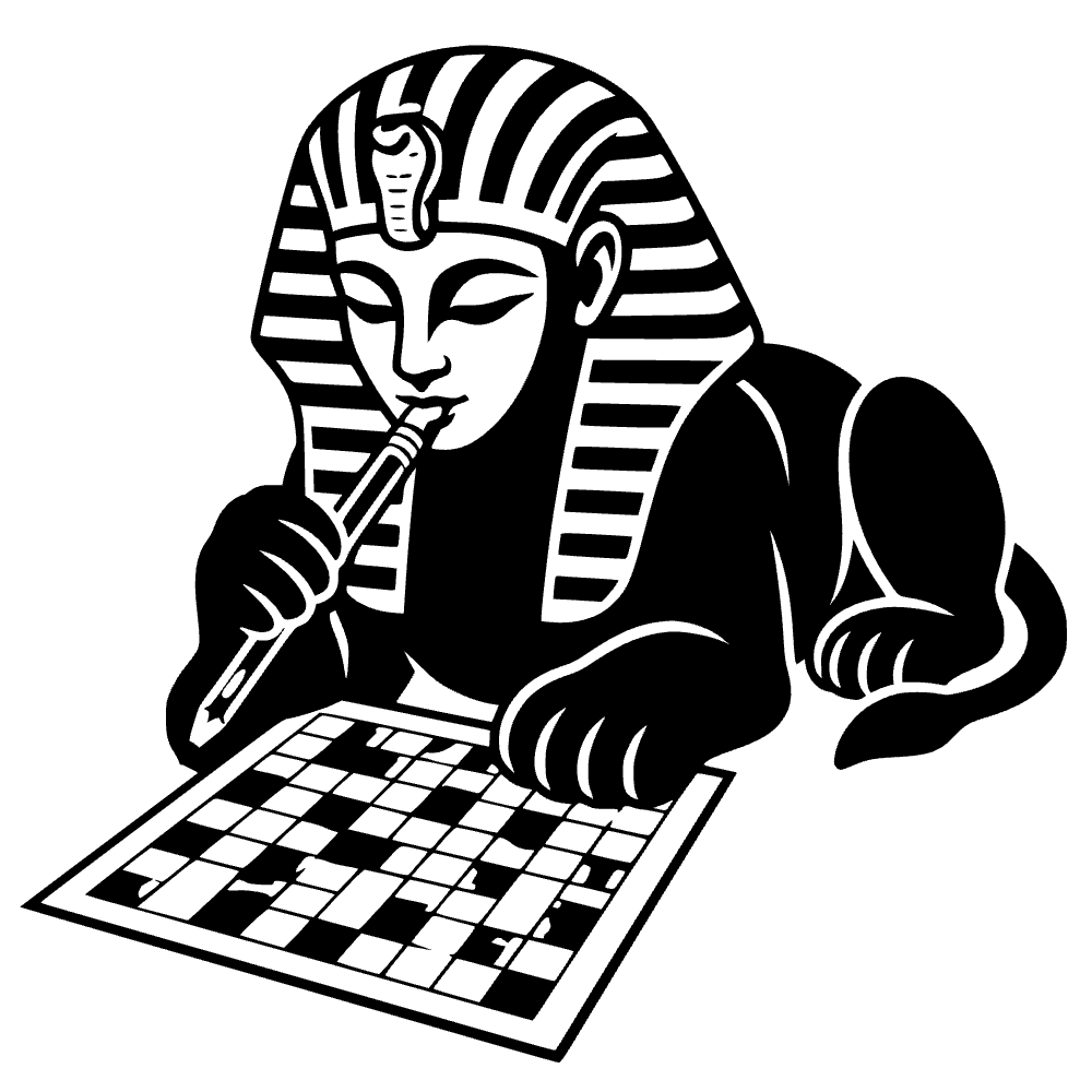 Egyptian Sphinx Icon SVG cut file