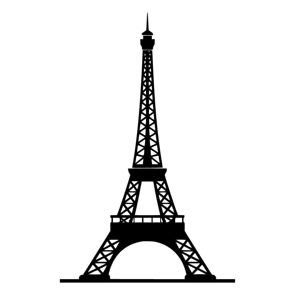 Eiffel Tower Icon SVG cut file