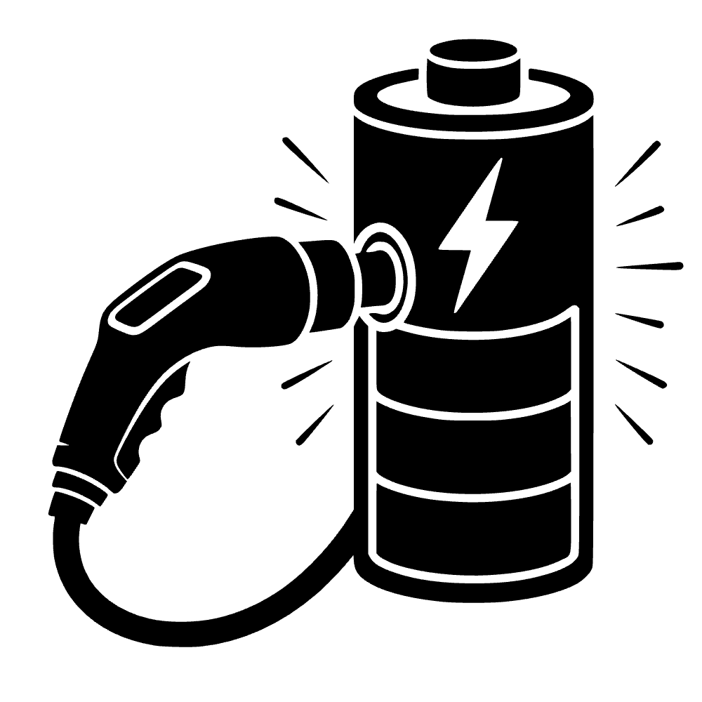 Enchufe de carga de coche eléctrico — archivo SVG