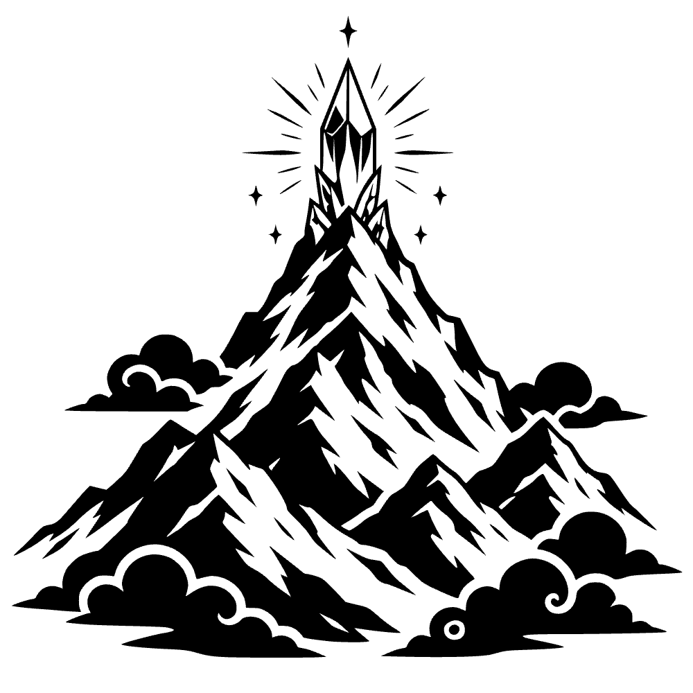 Ícono de la cima del Everest — archivo SVG